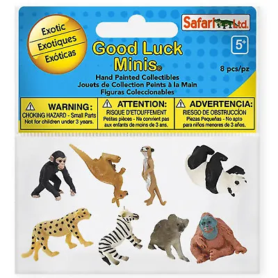 Exotic Fun Pack Mini Good Luck Figures Safari Ltd NEW Educational Toys Kids  • $11.99