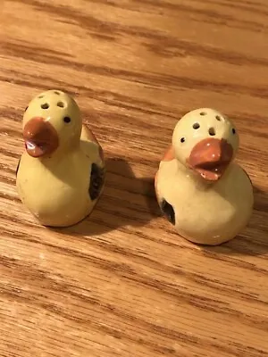 Vintage Duck Salt & Pepper Shakers Japan Small Ducklings • $7