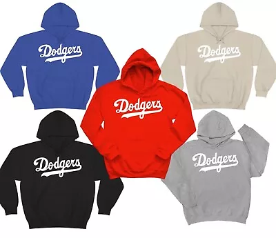 Los Angeles Dodgers La Heavy Blend Hoodie Sweatshirt Raised Front Logo • $31.97