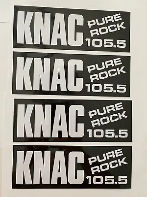 KNAC STICKER METAL STICKER METALLICA Sticker ROCK GLAM METAL VINTAGE  RADIO SET • $4.99