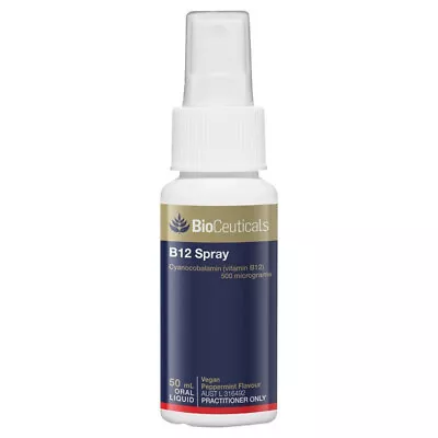 BIOCEUTICALS B12 Spray 50ml Oral Liquid • $17.57