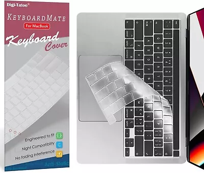 US English Layout Keyboard Cover For MacBook Pro 13” Keyboard Protector • £7.99