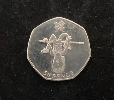 London 2012 Olympics - 50p Coin - ATHLETICS - Gc Circulated Rare • £4.99