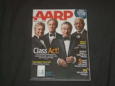 2013 Oct/nov Aarp Magazine - Douglas De Niro Freeman & Kline Cover - B 960 • $30