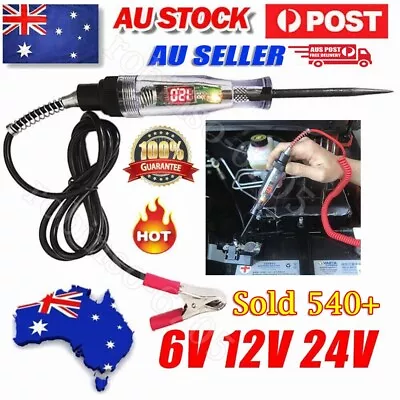 $12.22 • Buy 6V 12V 24V Auto Car Electrical Circuit Voltage Tester Led Light Test Probe Pen