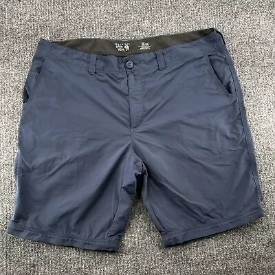 Mountain Hardwear Shorts Mens 38 Blue Lightweight Outdoor Hiking READ FLAW • $12.99