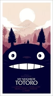 My Neighbor Totoro - Regular By Olly Moss - Rare Sold Out Mondo • $1200