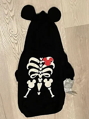 Disney Mickey Mouse Skeleton Pet Dog Costume Size X-large Nwt • $16.98