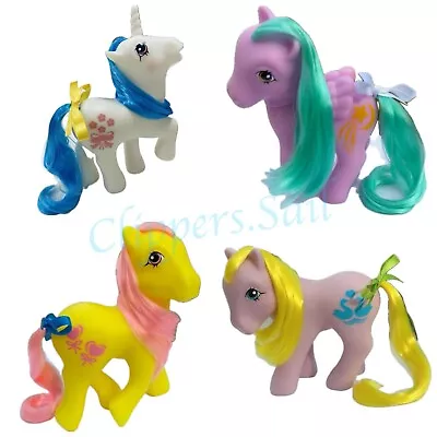 HQG1C Custom Little Glow Pony G1 Style - Date Night Set Of 4 MIP • $80