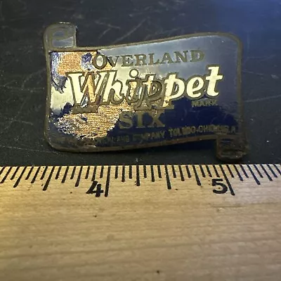 Vintage Overland Whippet Six Automobile Radiator Badge Emblem Metal Original USA • $9.99