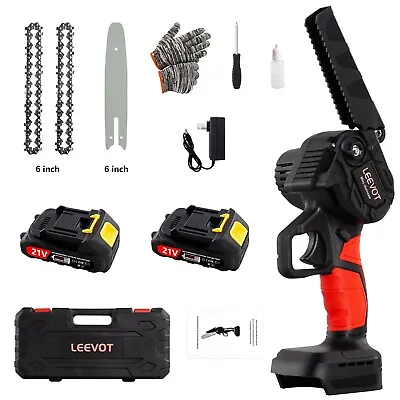 Upda Mini Handheld Electric Chainsaw Cordless Chain Saw Wood Cutter Rechargeable • $33.99