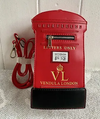 Vendula London Red London Post Box Crossbody Bag • £85.99