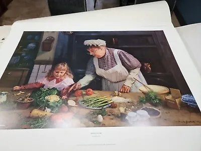 David Shepherd Signed Limited Edition Print  GRANNYS KITCHEN  • £75