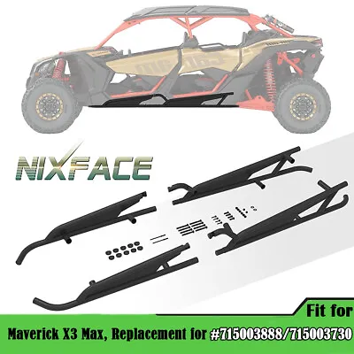 Nerf Bars Rock Sliders For 2017-2023 Can-Am Maverick X3 Max - 4 Seater 715003888 • $249.99