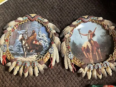 Vintage Mystic Warrior Hamilton Shield Collection  Hanging Plate • $35