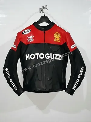 Motorbike/Motorcycle Moto Guzzi Leather Riding Jacket- Track Racing Jackets • $169.99