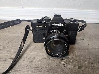 Beautiful Minolta SR-505 (SRT-202) Camera Body Great Condition 50mm 1:1.4 Lens • $105.66