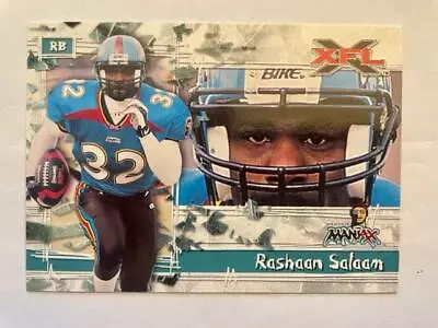 2001 Topps XFL Football Trading Card - Rashaan Salaam Memphis Maniax RB • $29.95