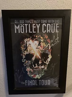 Motley Crue Final Tour Poster 2015 • $400