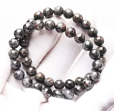 8.2mm 2pcs Natural Black Seraphinite Crystal  Bracelet • $0.44