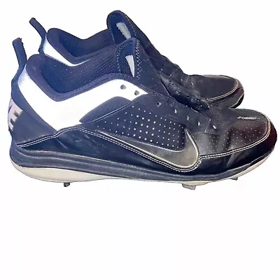 Nike Air Show Elite 2 Metal Baseball Men's  Size 11.5 Cleats  414986-011 EUC • $29.99