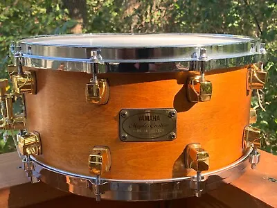 Yamaha MSD0116 Maple Custom 14x6.5  Gold Lug Snare Drum Vintage Series • $1250
