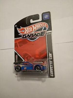 2011 Hot Wheels Garage Blue Corvette C6R With Real Riders • $9.49