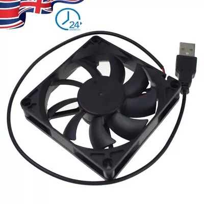 4cm 40mm DC 5V USB Cooler Silent Cooling Fan For Electrical Equipment • £1.99