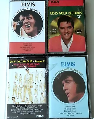 ELVIS PRESLEY LEGENDARY PERFORMER SEALED CASSETTE TAPE LOT GOLDEN RECORD RCA Lp • $57