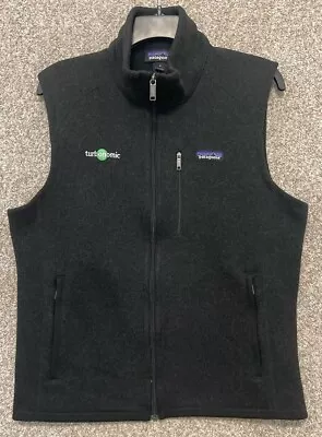 Patagonia Men's Size Medium Better Sweater Full Zip Fleece Vest Jacket Black • $29.99