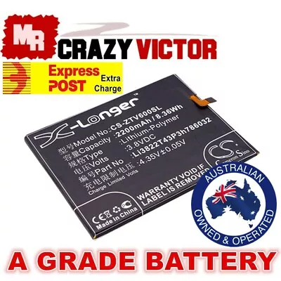 Battery For ZTE Blade V6Telstra T660Blade X7Orbic-RC-501LLi3822T43P3h786032 • $25.69