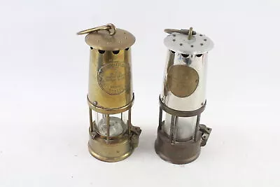 Brass Eccles Protector Lamp & Lighting Co Miners Lamps Inc Type 6 & Type SL 2 X • £65