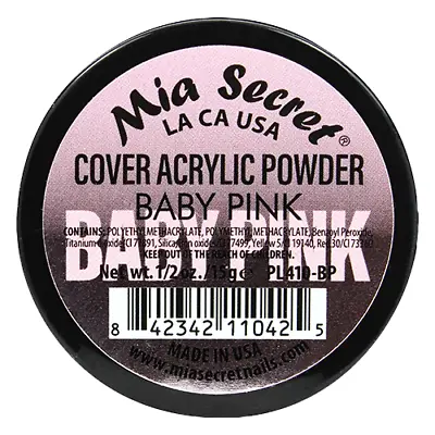 Mia Secret Acrylic Nail Powder Cover Baby Pink 1/2 Oz - USA • $8.99