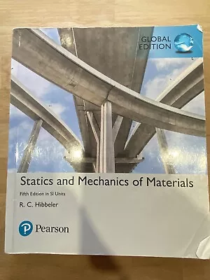 Statics And Mechanics Of Materials • $60