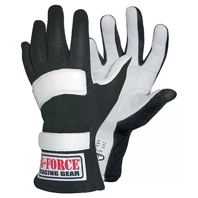 G-FORCE G5 Racing Gloves Medium Black 4101MEDBK • $71.27
