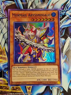 Yu-Gi-Oh! Mermail Abyssmegalo SHVA-EN037 Super Rare 1st Edition NM • $1.99