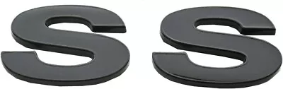 2pc (Pair) SS Fender Emblem For 96-02 Camaro SLP SS Badge 12369966R Gloss Black • $16.99