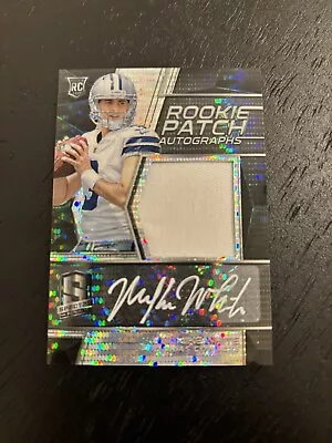2018 Panini Spectra MIKE WHITE #220 Neon BLACK Rookie Patch Auto #/10 • $112.50