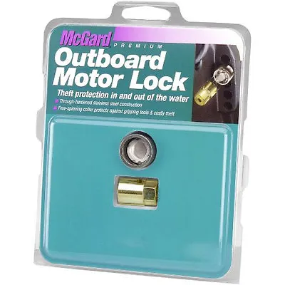 $86.27 • Buy McGard 74038 Single Motor Outboard Lock 1/2 -13 Thread (OMC 2 Strokes 40hp Up)