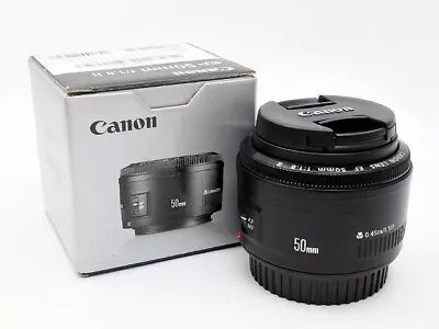 Canon EF 50mm F1.8 II AF Standard Prime Lens Full Frame Excellent From Japan F/S • $348.40