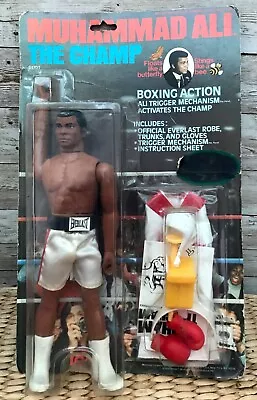 1976 Muhammad Ali Mego The Champ Action Figure In Original Package RARE • $124.99