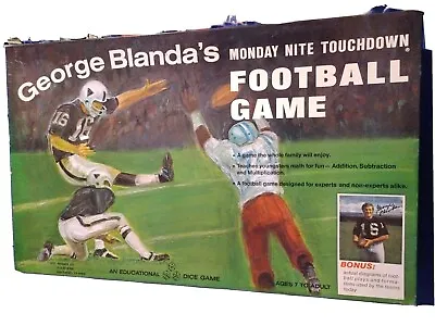Vintage 1972 George Blanda's Monday Nite Touchdown Football Game / NFL / Raiders • $75