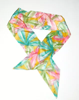 Vintage Pastel Floral Scarf • $5.99