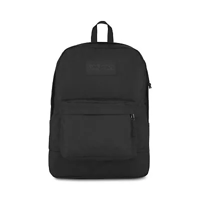 JanSport Mono Superbreak 25L Black Unisex Backpack JS0A3P6X008 • £49.99