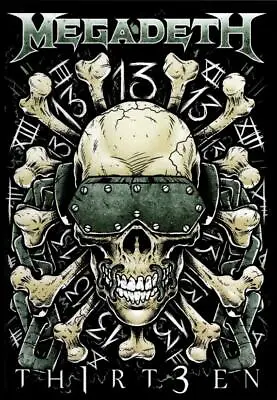 Megadeth Thirteen Sticker Decal Official Metal New • $4.46