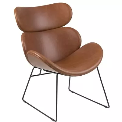 Premium Butterfly Chair Comfy Office Chair Vegan Leather Lounge RRP £280 • £120