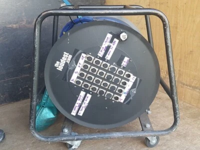 £250 • Buy 45 Metre Audio Multicore 24 Way XLR Drum Mounted With Stage Box - Used