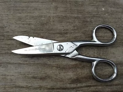 Vtg Clauss 925 CS Chrome Utility Scissors 1 3/4 Inch Blades 5 1/4 In Overall USA • $16.95