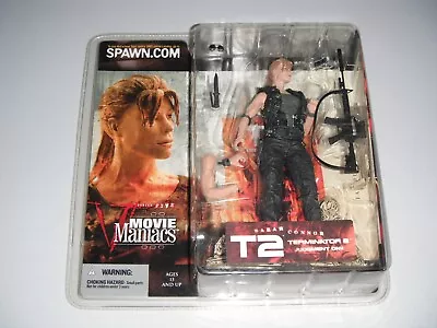 McFarlane Movie Maniacs Series 5 Terminator 2 T2 Sarah Connor Ponytail Variant • $29.99