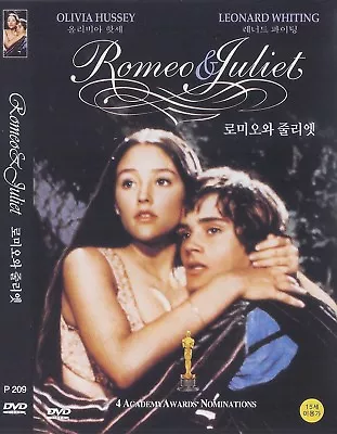 $5.95 • Buy Romeo & Juliet (1968) Olivia Hussey / Leonard Whiting DVD NEW *SAME DAY SHIPPING